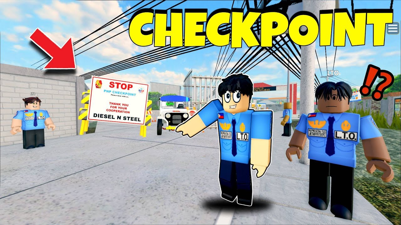 NAG TRABAHO AKO bilang LTO OFFICER para mag CHECKPOINT sa mga Kamoteng JEEPNEY DRIVER'S sa ROBLOX