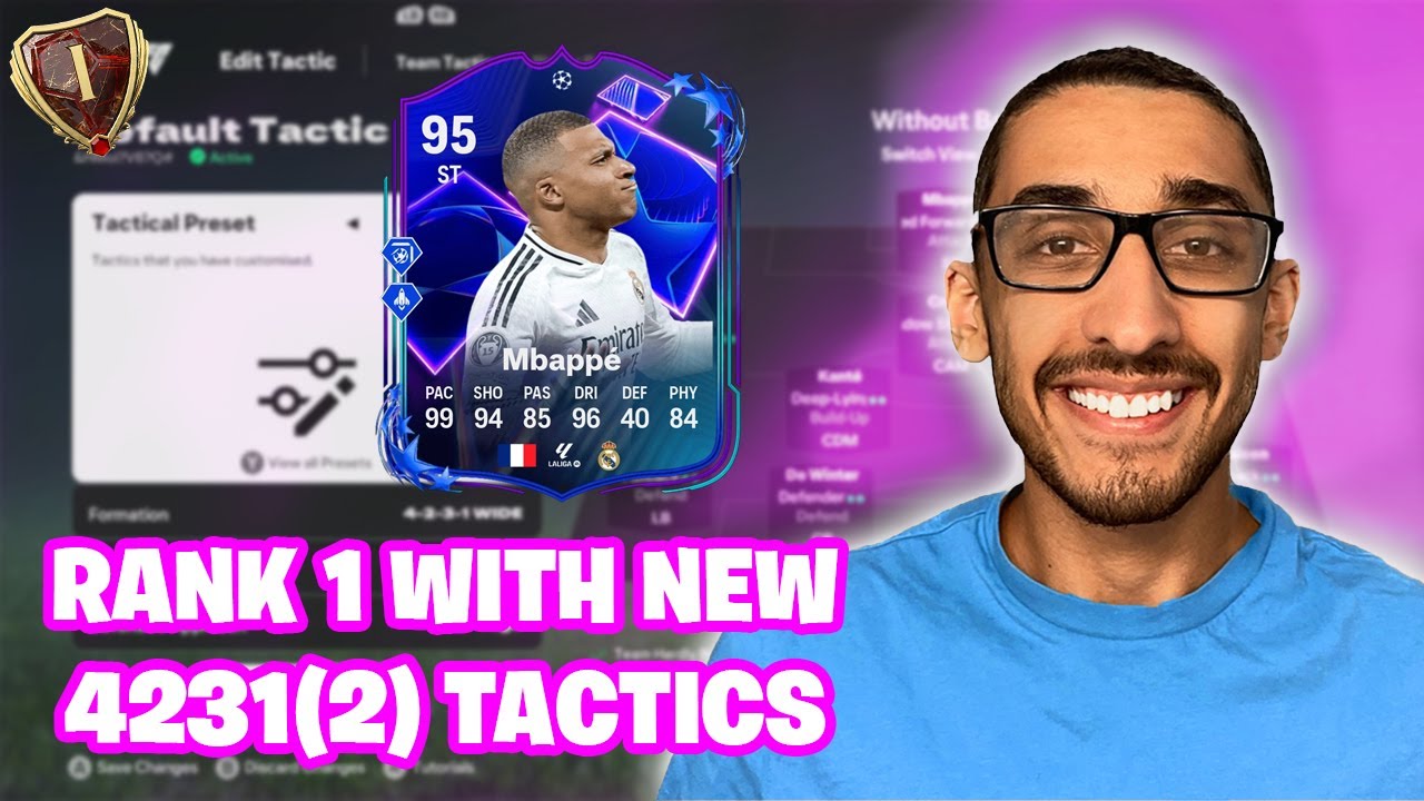 INSANE 4231(2) TACTICS SECURE RANK 1 FT. 95 MBAPPE