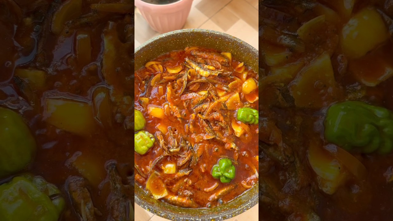Эворкпле и тушеное мясо Аборби Тади #еда #ганскаякухня #гурманы #ганскийфудблогер