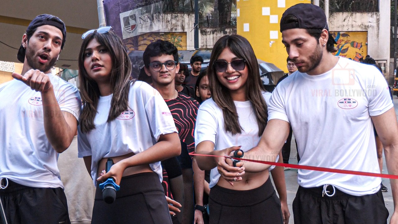 Splitsvilla Stars Anushka Ghosh & Mohit Magotra at SATTVA–MTV Marathon