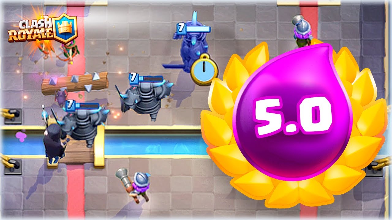 ¡¡ 5.0, EL MAZO MÁS AGRESIVO DE TODO CLASH ROYALE !! - [WithZack]