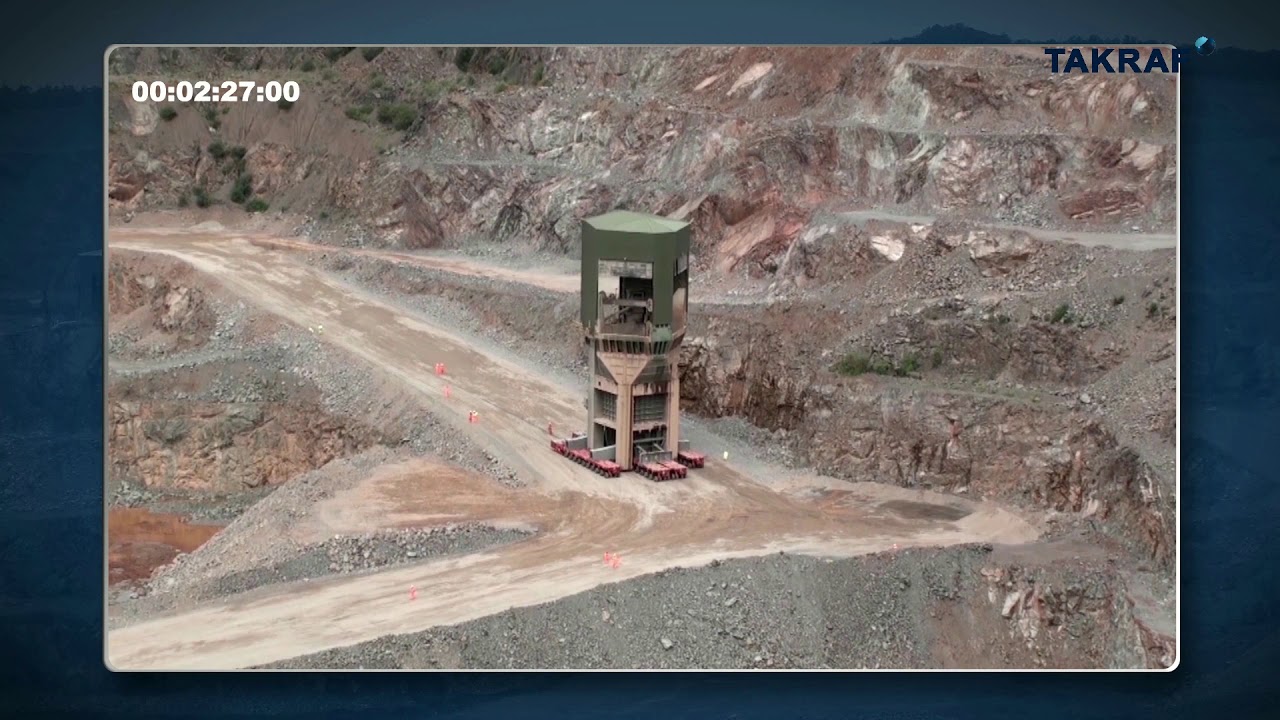 Relocation of an ~800 ton TAKRAF semi-mobile crushing plant