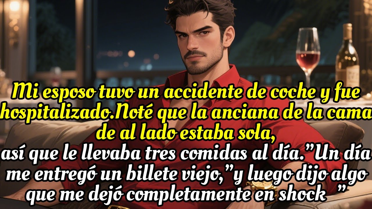 Mientras cuidaba a mi esposo🏥, la anciana de al lado susurró: “Ten cuidado…”🤫