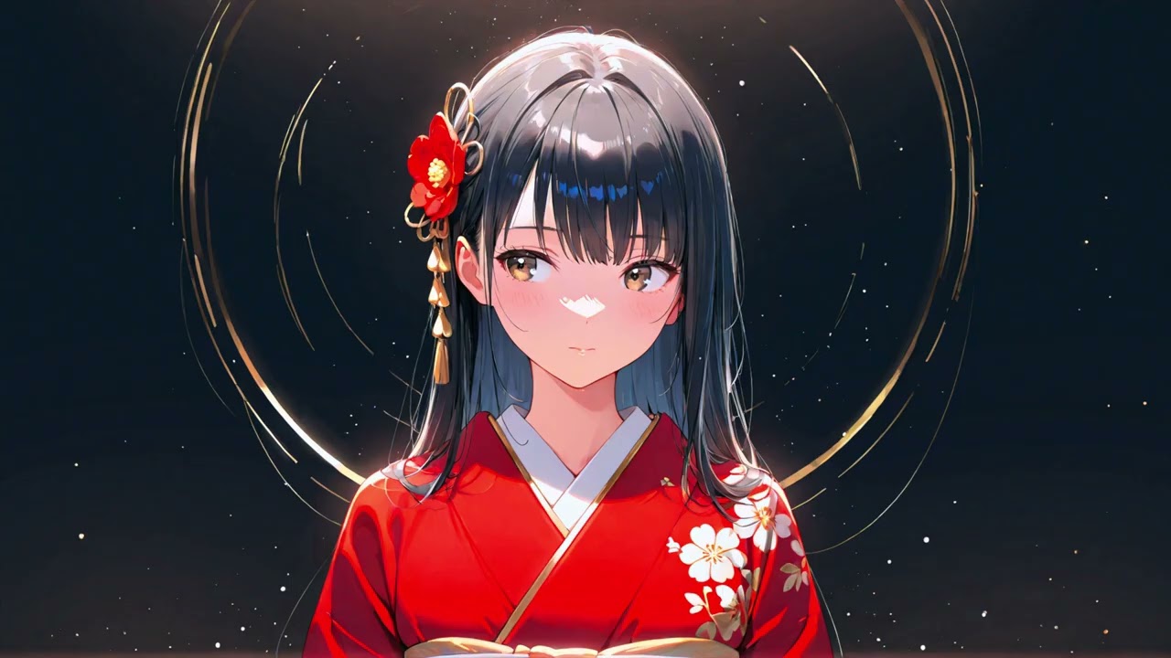 [[HDR 4k 1000NITS] [KIMONO Red 04 ]