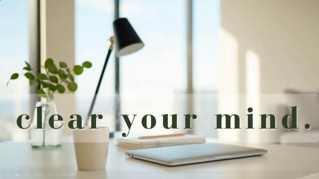 Clear Your Mind & Focus Deeply — Minimal Ambience for Calm Productivity (1 Hour)