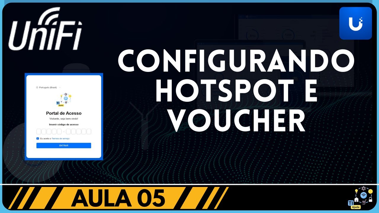 Tutorial Unifi: Configuração de Captive Portal para acesso a Rede Visitantes com Voucher | #unifi