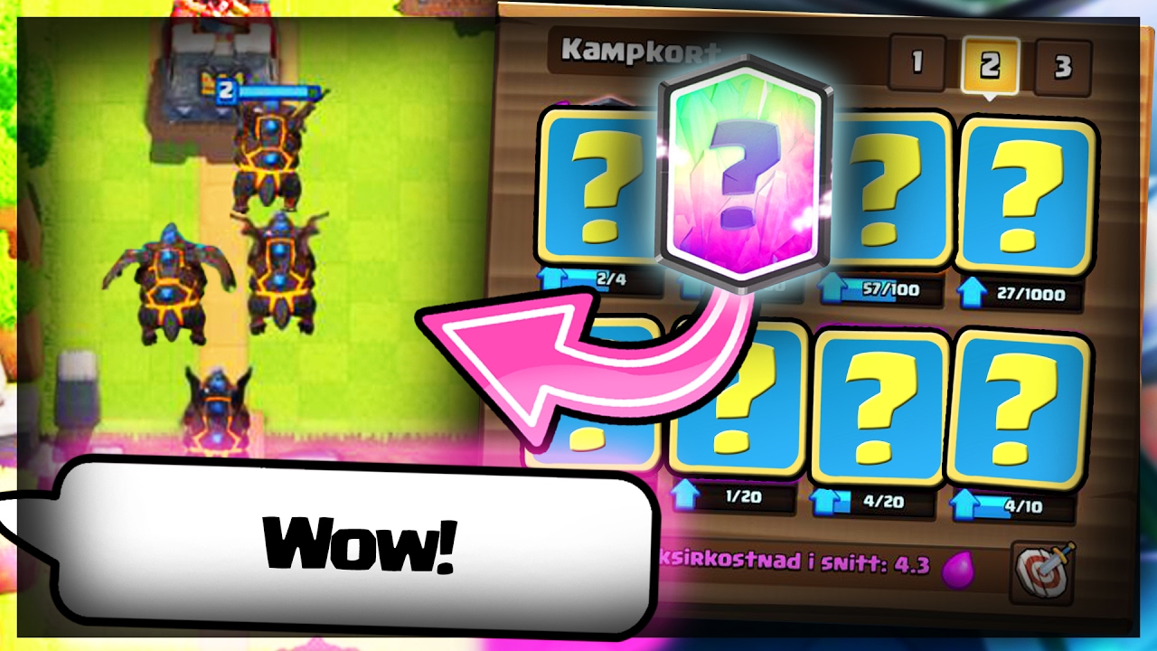 HELT SYKE KAMPER! RANDOM DECK MED KJÆRESTEN MIN! - NORSK CLASH ROYALE