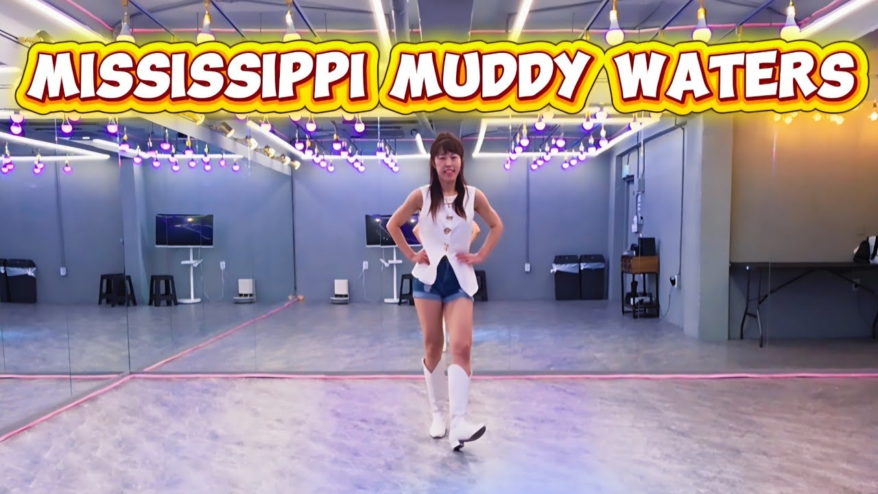 [LINE DANCE][초중급] Mississippi Muddy Waters Line Dance/ #미시시피머디워터스라인댄스/ #Improver / #Jessi Linedance