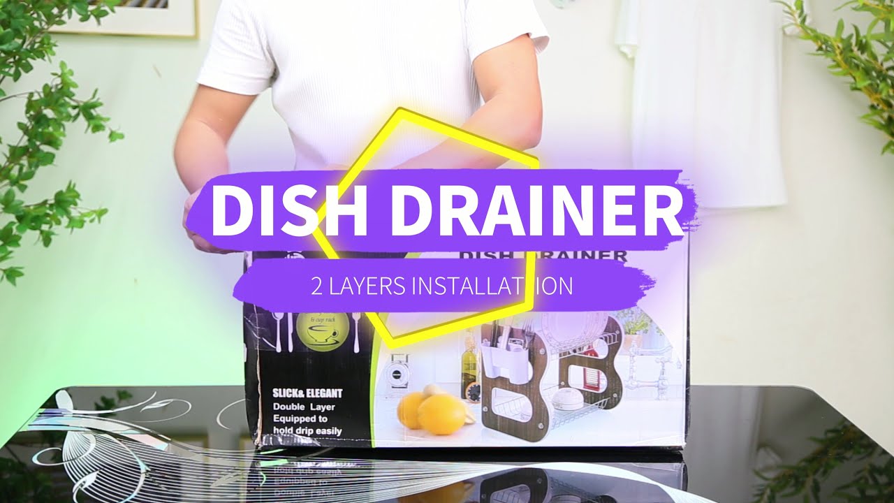 How to install 2 Layers Dish Drainer | EP24 | DIY - (M168 DIY)
