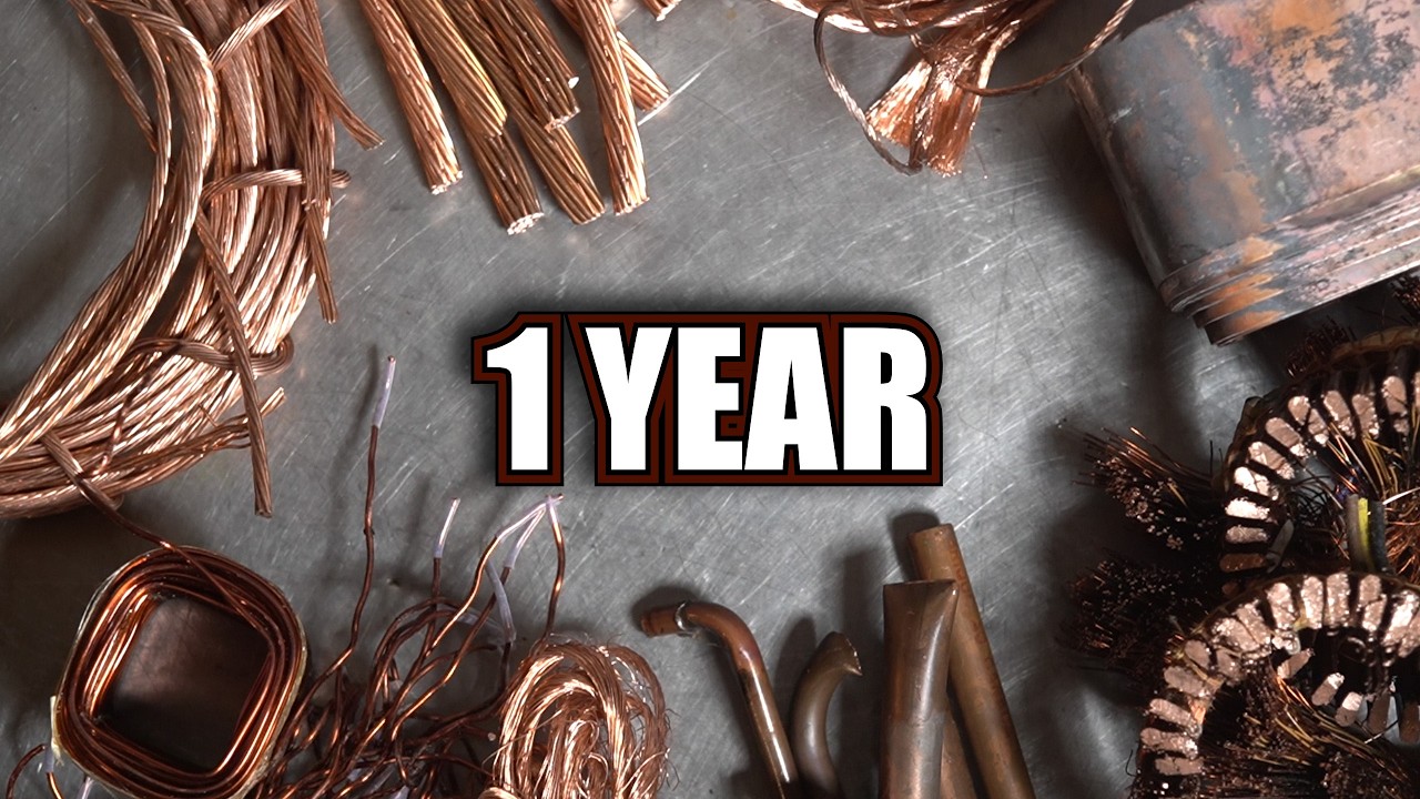 I Collected Scrap Copper Dumpster Diving For A Year