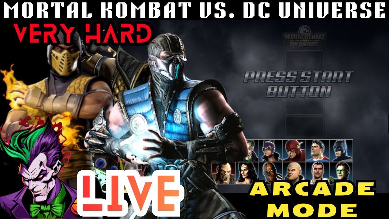 Live MK vs. DC, Arcade Mode VERY HARD (RPCS3)