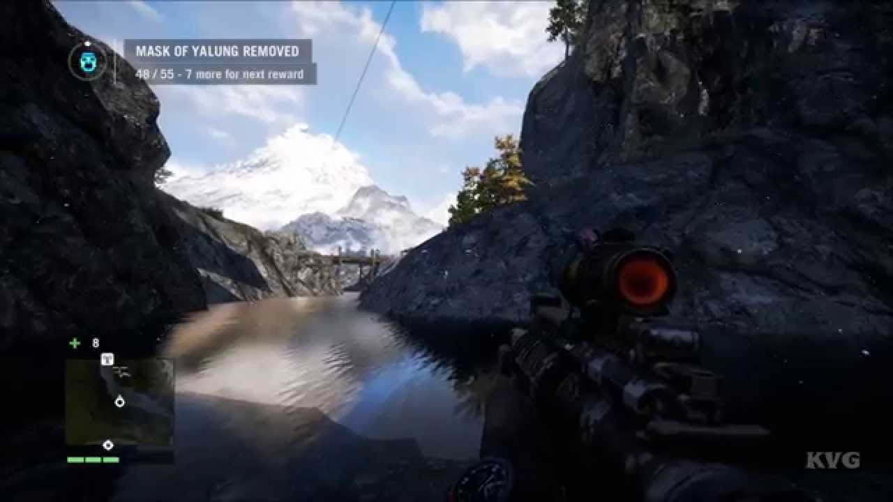 Far Cry 4 - Mask of Yalung Location - #39 &ndash; Jalendu Falls | x:536 y:693 (PC HD) [1080p]