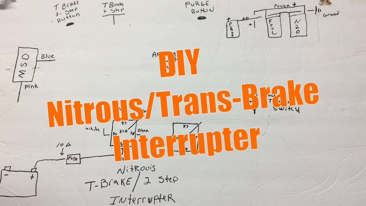 How to wire in a nitrous/trans brake/2 step interrupter, using 5 pin relays...