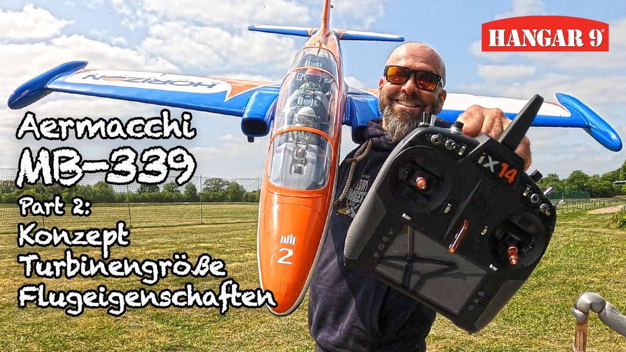 Hangar 9 Aermacchi MB-339 | PART 2: Flying / Turbinesize | HAN3390 | DEUTSCH | RC sport turbine jet