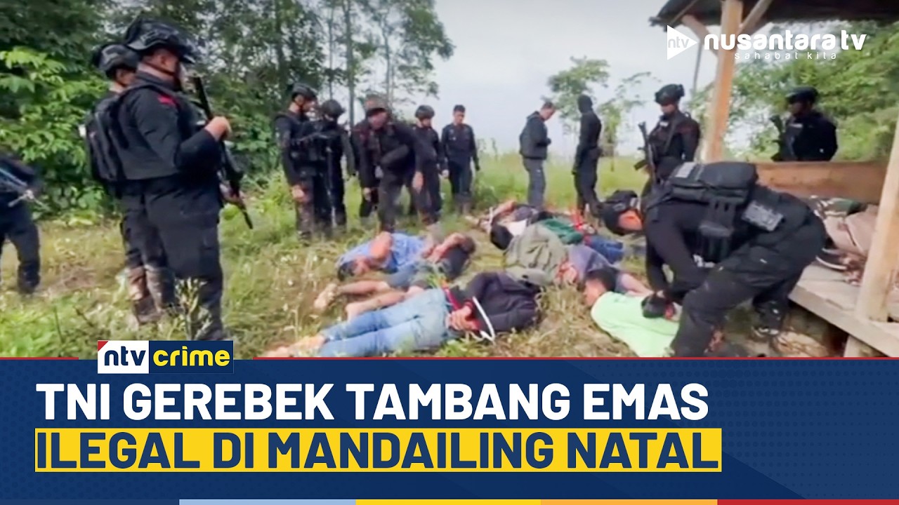 [LIVE] TNI Gerebek Tambang Emas Ilegal, Pekerja dan Alat Berat Diamankan | NTV CRIME