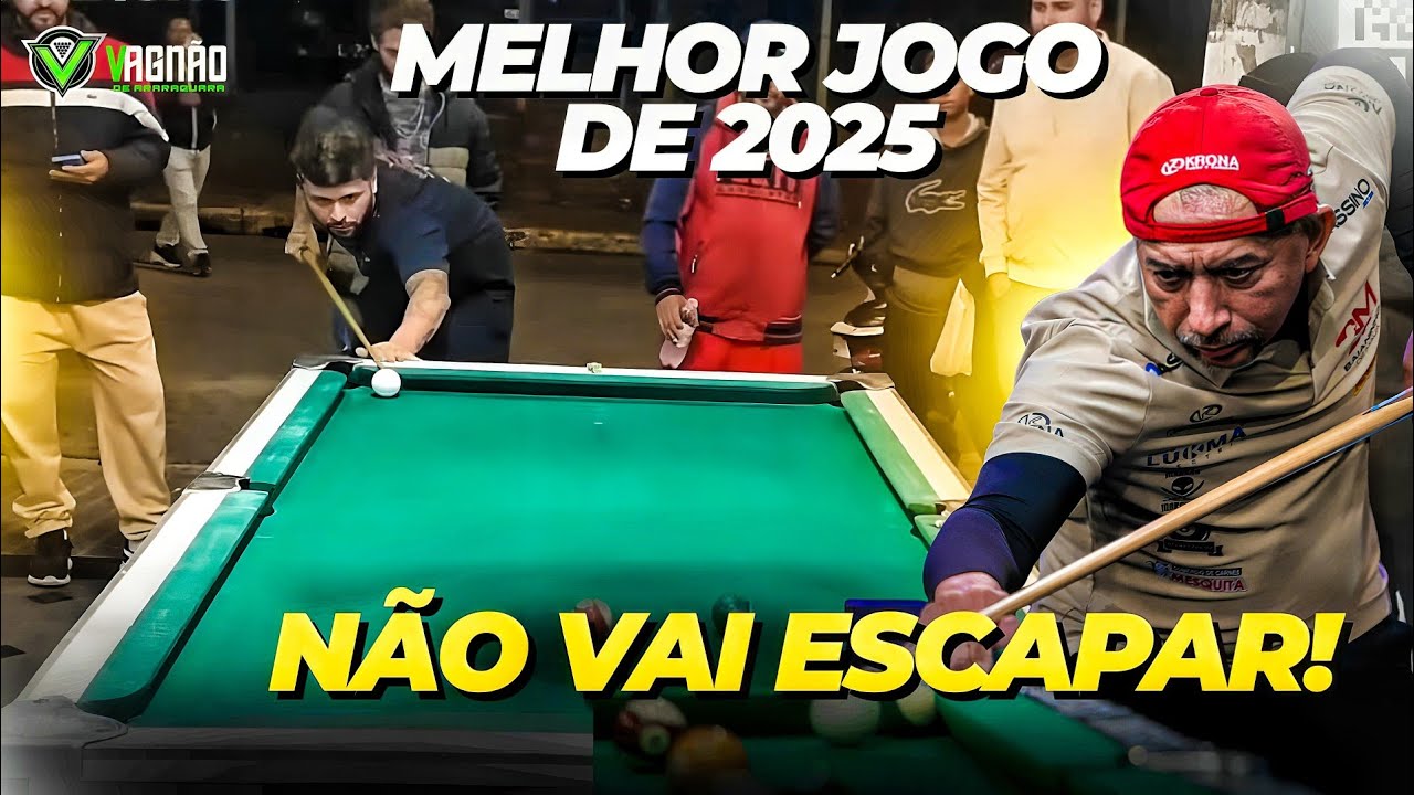 UM DOS MELHORES JOGOS DE 2025 ,VEJAM ! #sinuca #sinucaaovivo 