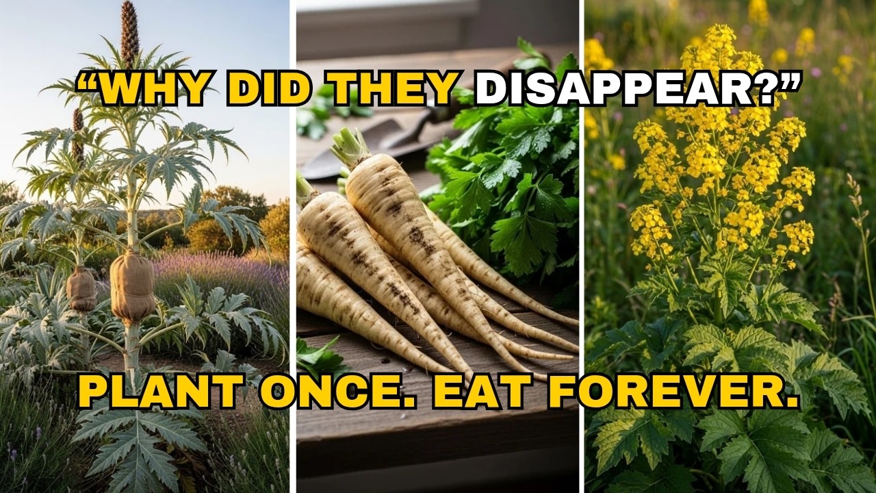 15 Forgotten Ancient Vegetables Our Ancestors Ate Daily (Now Almost Nobody Grows Them)