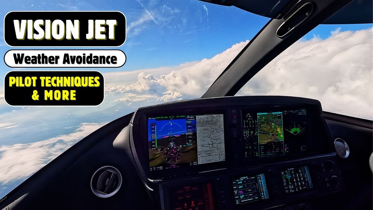 Cirrus Vision Jet Weather ⛈️ Avoidance on Flight ✈️ to Atlanta ⚡️