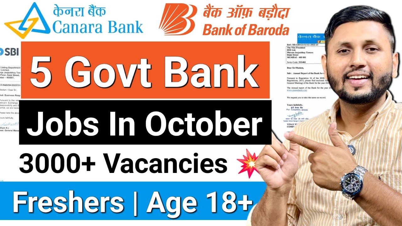 (Official Notifications!) Bank Recruitment 2024 | Freshers | Bank Job Vacancy 2024 | Bank Jobs 2024