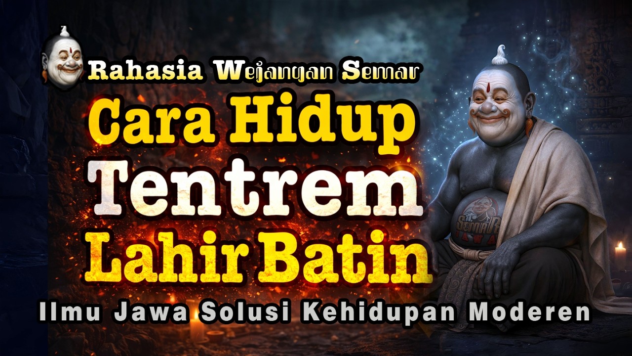 RAHASIA Cara Hidup Tentrem Lahir Batin Menurut Ilmu Jawa Kuno ‼️ Wejangan Sakral #semarjawa