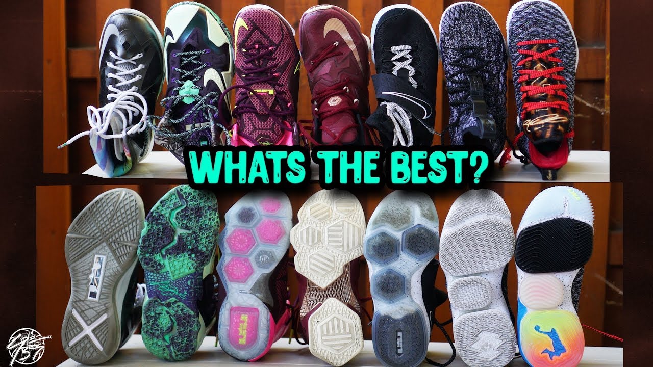 Detailed Look & Comparison of the Nike Lebron Signature Shoe Line!