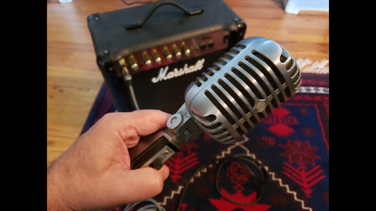 2022 01 10 Wiring an Antique Elvis Microphone   Shure 55SW