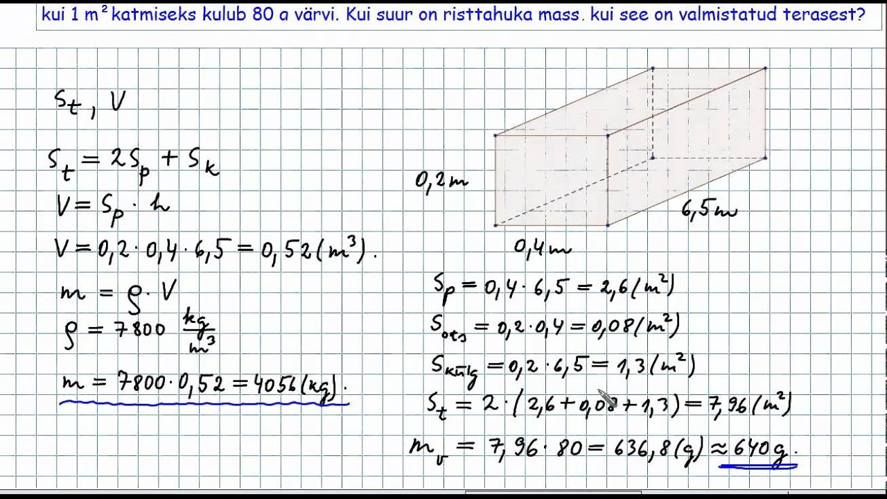 Kuup. Risttahukas. Rööptahukas. Püstprisma