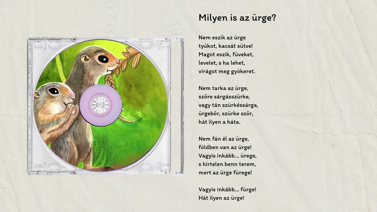 Gryllus Vilmos: Vadonleső dalok – Az év állatai – Ürge