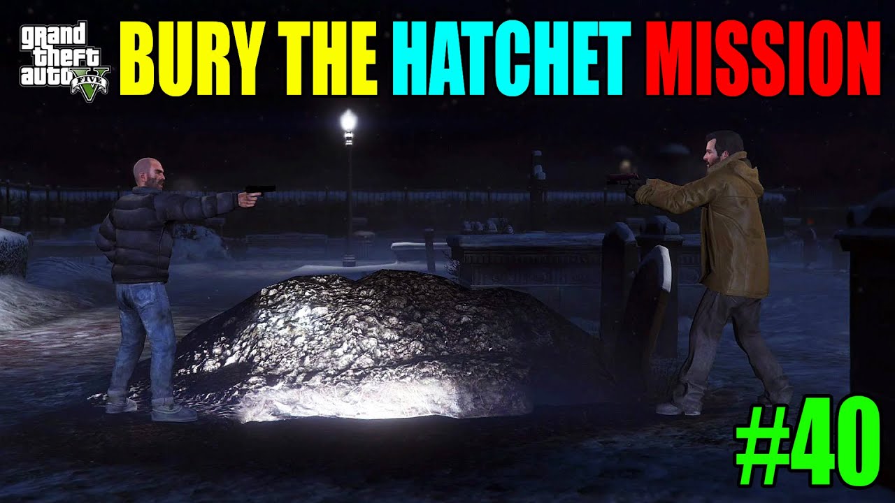 GTA V MICHAEL BURY THE HATCHET MISSION NEW VIDEO2025 #40 Jabir Gaming BD GTA5 BANGLA PLYA