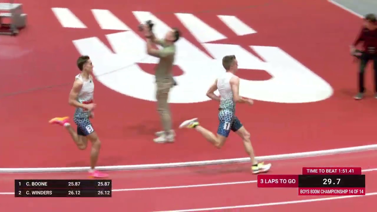 Four Under 1:50 in 800m At New Balance Nationals 800m [Full Race Replay]