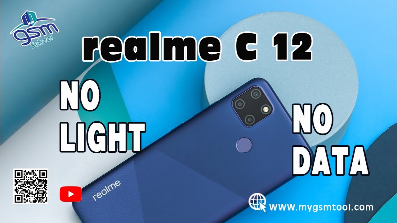 حل مشكله ريلمي c12 لاتوجد اضاءه وبيانات