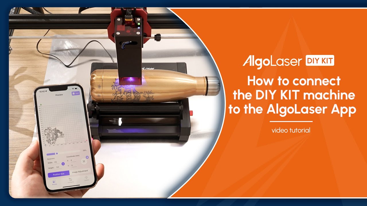 How to connect the DIY KIT machine to the Algolaser App
