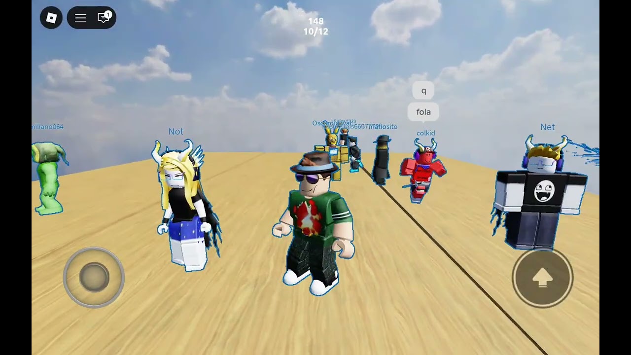 Jugando roblox 