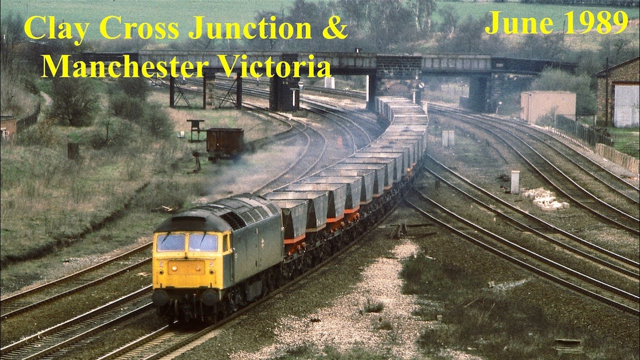 British Rail in the 1980s - Manchester Victoria & Clay Cross Junc - June 1989