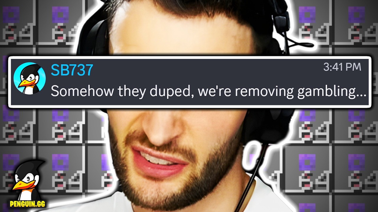 FORCING SB737 to Remove Gambling from his Minecraft Server BY DUPING....