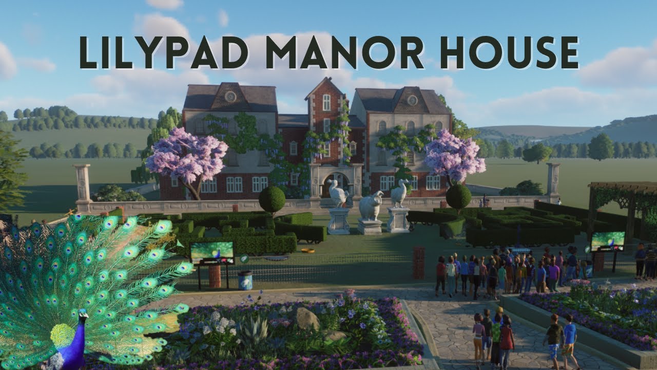 Lilypad Manor 🐸 - Building a Manor House in Planet Zoo Speedbuild