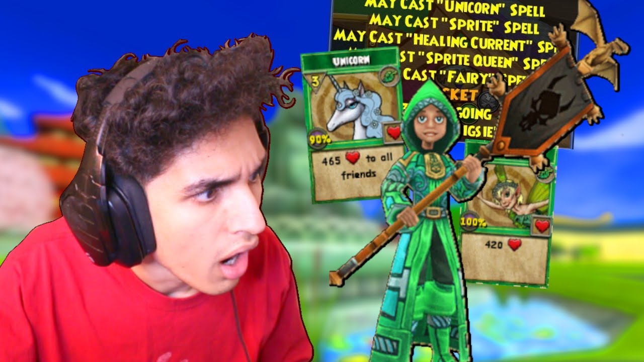Wizard101 Max (150) Death PvP: May Cast SPAMMING Jade Healer!