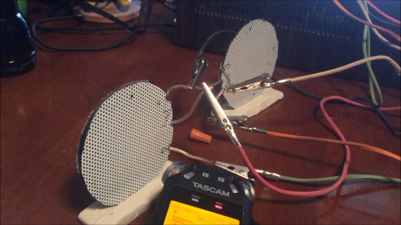 Round Electrostatic headphone driver