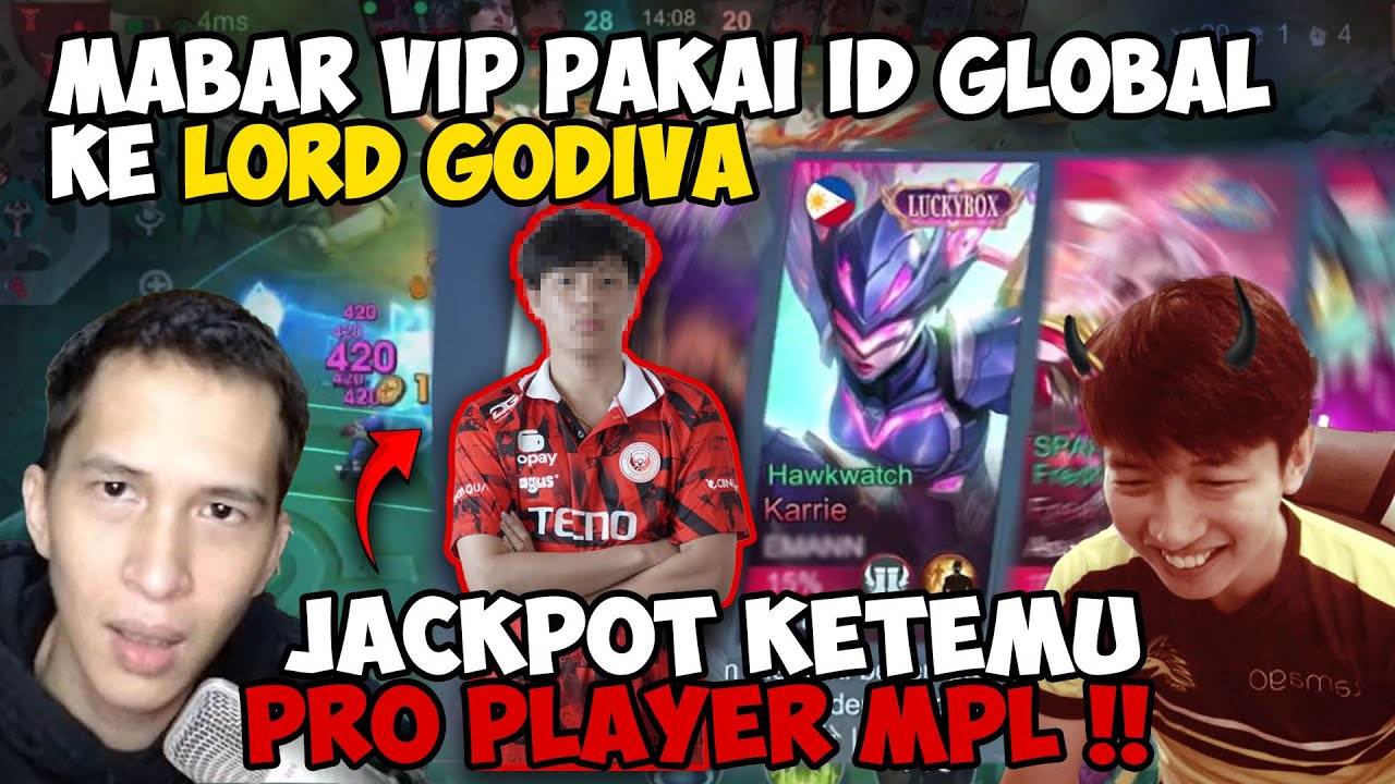 MABAR VIP PAKE ID LEADERBOARD KE GODIVA, KETEMUNYA PRO PLAYER NAVI + EMAN ASLI?