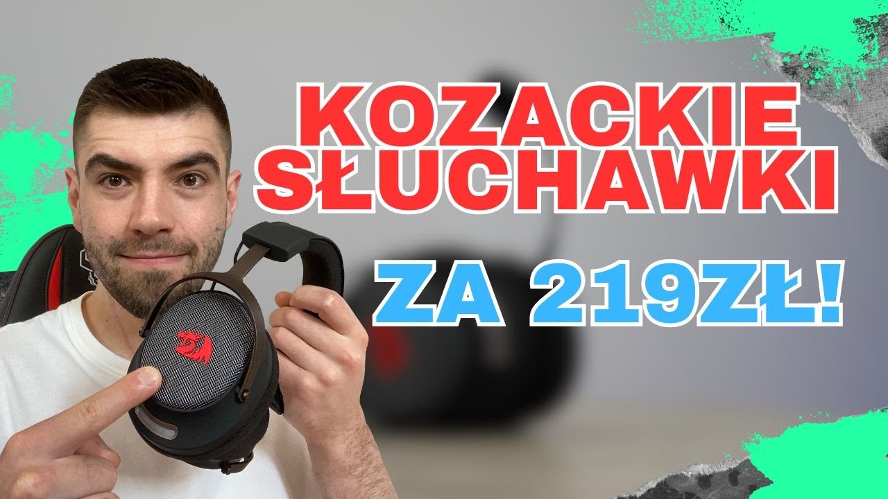 Najlepsze słuchawki gamingowe do 220zł! &hearts;️ Redragon H858 Arrow 🎧 Unboxing | Recenzja #headset #pc
