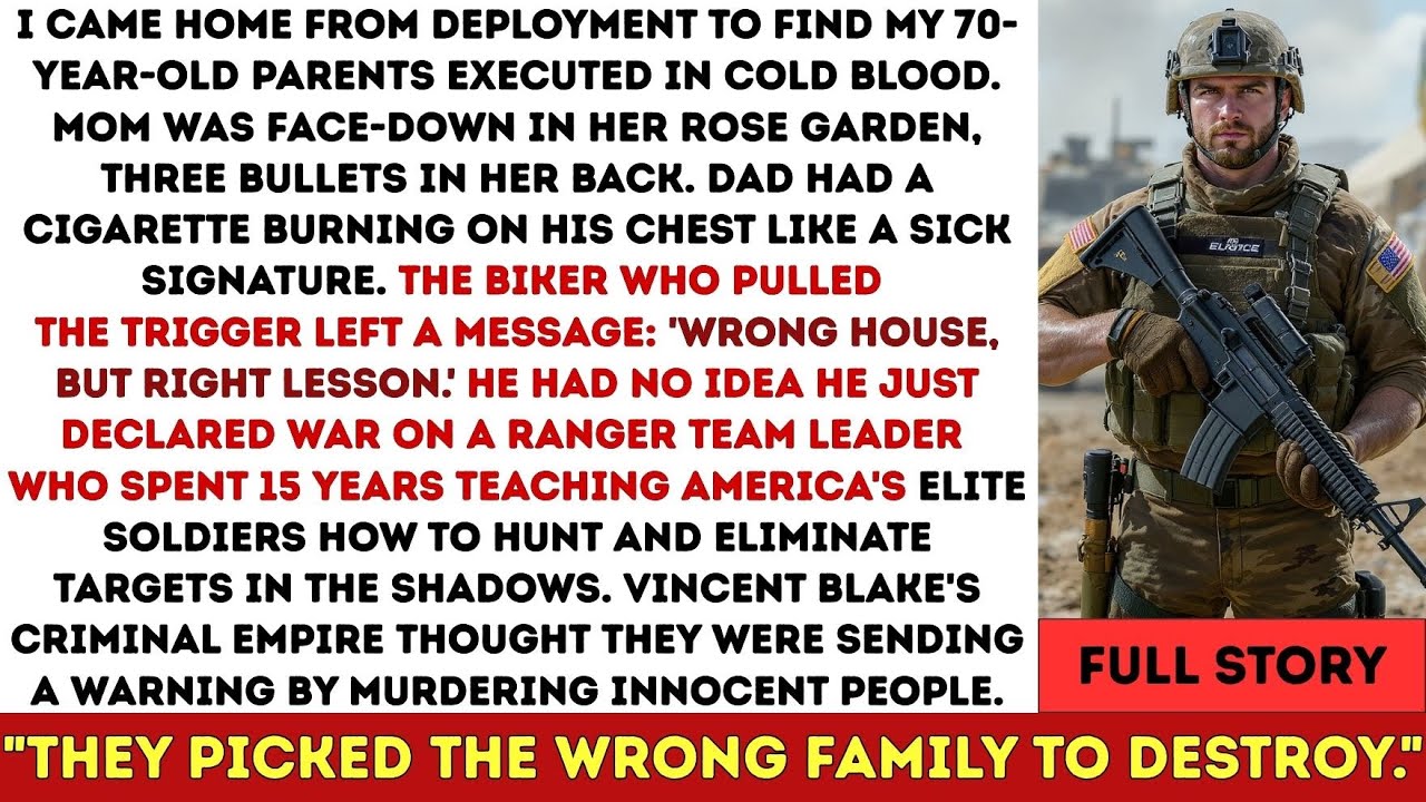 Biker Mafia Killed My 70-Year-Old Parents at Door—He Didn't Know I Was Ranger Team Leader