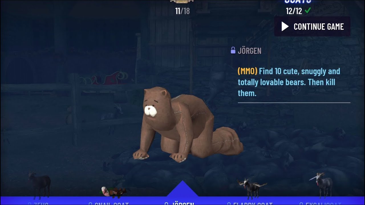 How to get the J&ouml;rgen Goat (Bear Goat) in MMO! Goat Simulator MMO