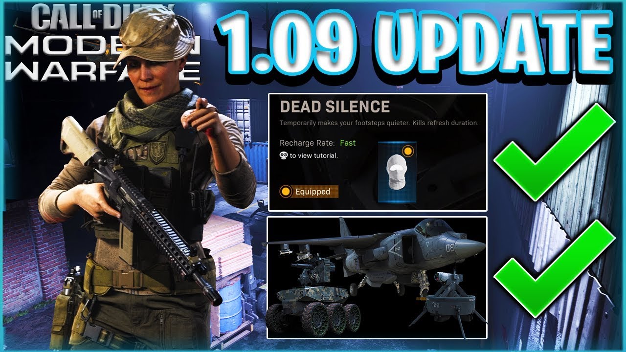 what CHANGED in the NEW MODERN WARFARE UPDATE! (Call of Duty Modern Warfare Update 1.09 Patch Notes)