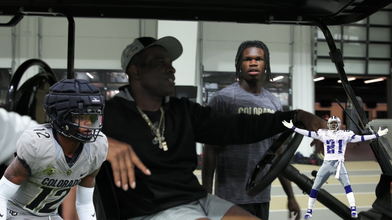 Coach Prime & Travis Hunter Go At It!