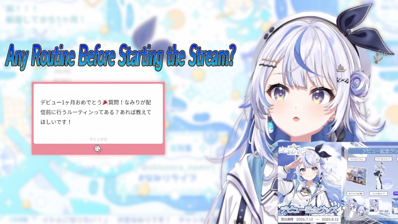 Namiri's Routine Before Streaming (Shiozora Namiri)