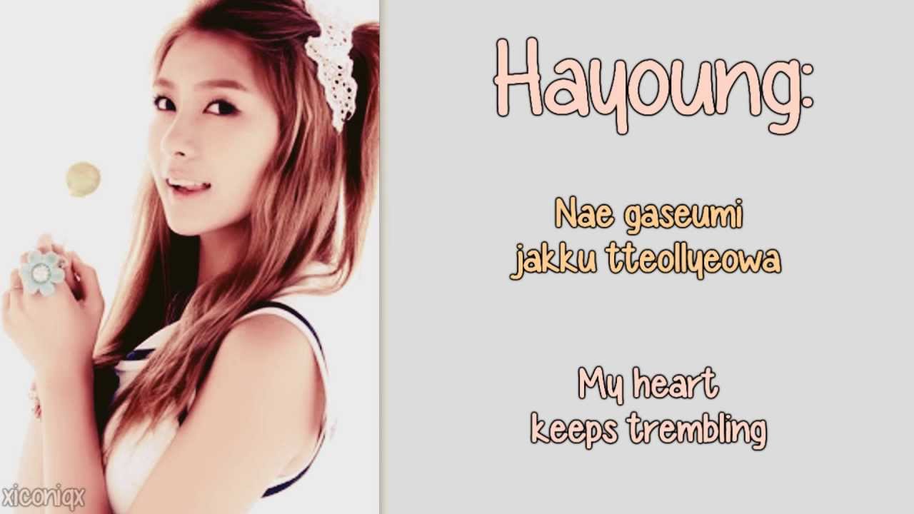 A Pink - U You [English Lyrics, Member Coded + Romanisation] HD