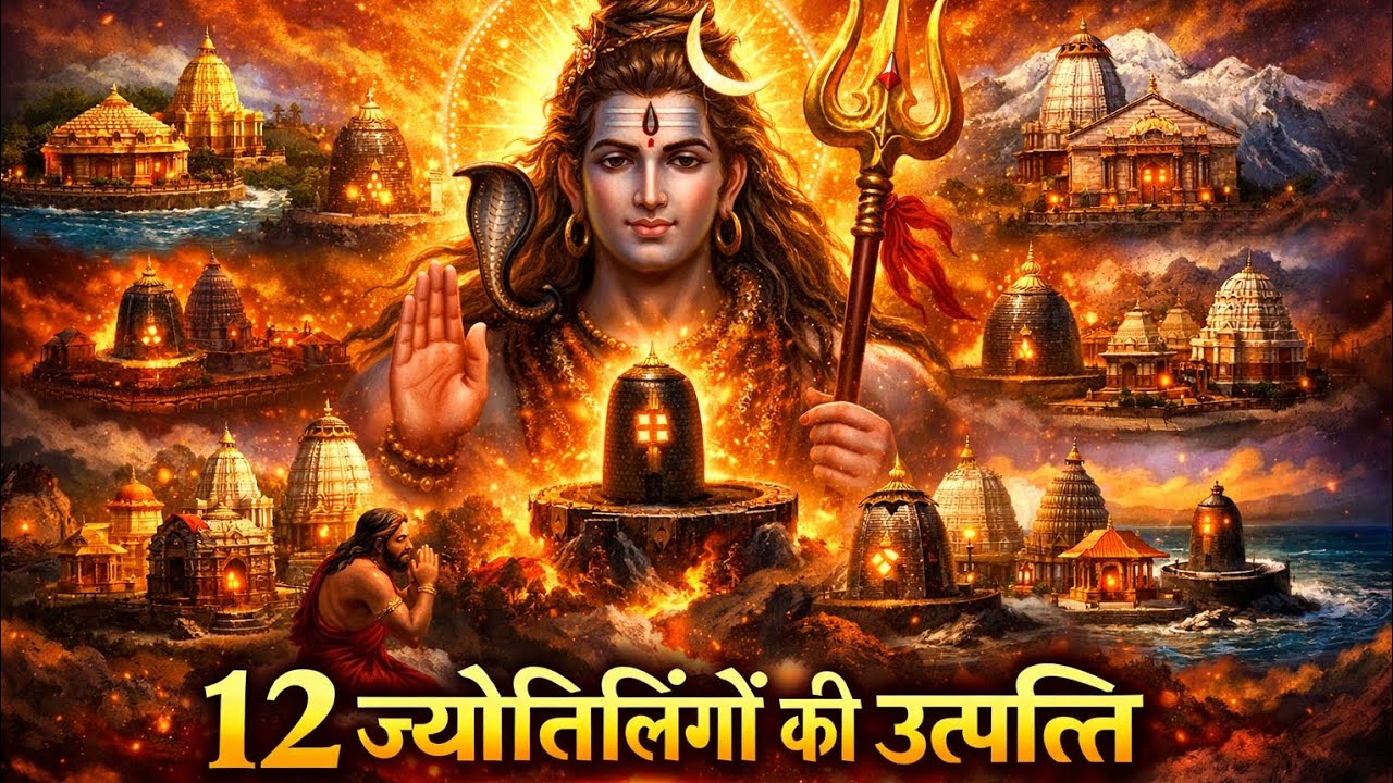 भारत के 12 ज्योतिर्लिंग कैसे प्रकट हुए? | शिव पुराण की अद्भुत कथाएं 🔥रहस्य और महिमा 🙏