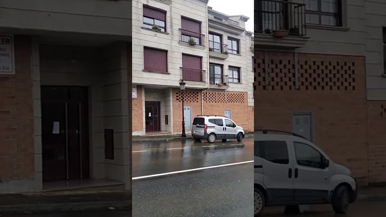 Walking home after work 