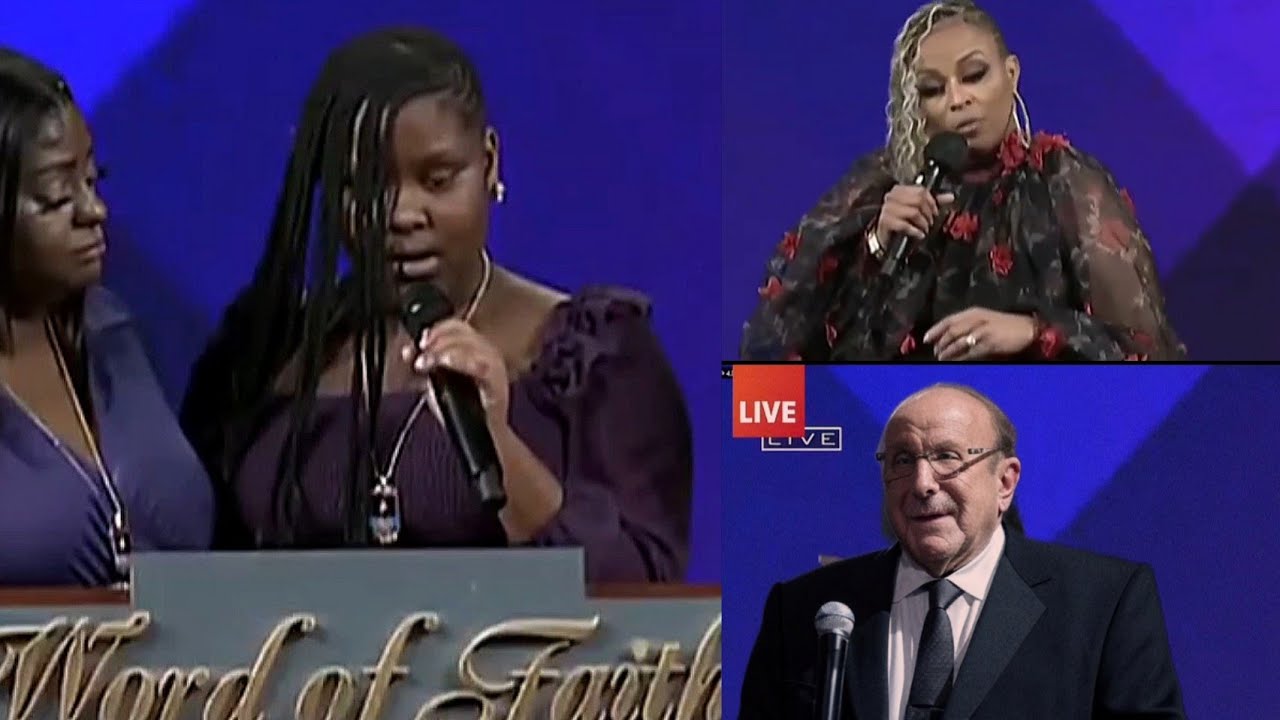 Clive Davis, Angie Stone's Granddaughter & Darlene McCoy Pay Tribute to Angie During Funeral Service