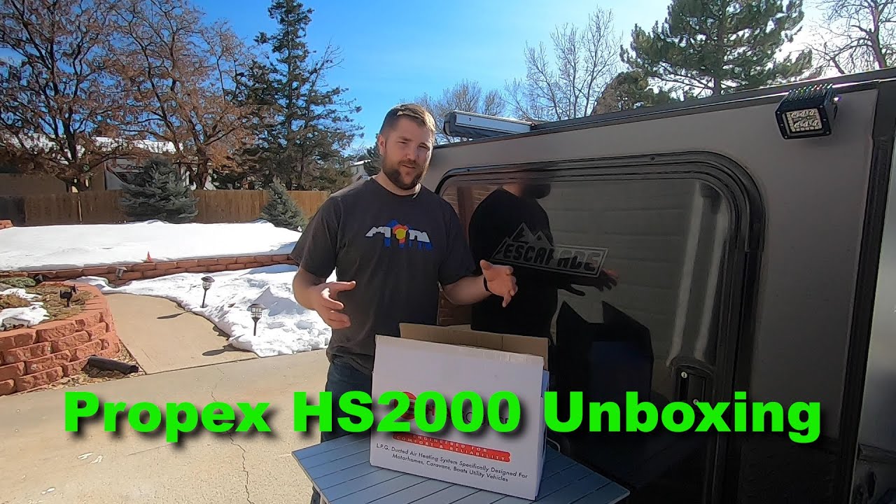 Распаковка Propex HS2000 (для небольшого кемпера-капли!)